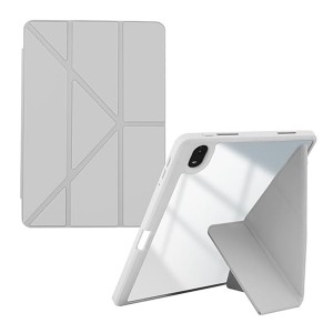 Nettech Apple iPad Air 4 10.9 inc Uyumlu Flip Prizma Seri Kapaklı Kılıf (Gri) NT-102775