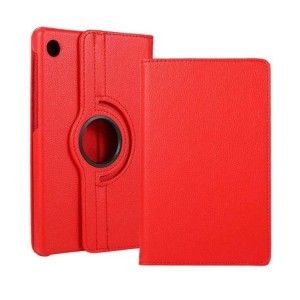 Nettech Samsung Galaxy Tab A9 X110 Uyumlu 360 Kapaklı Kılıf (Kırmızı) NT-105115