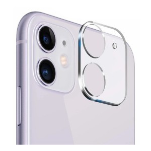 Nettech Apple iPhone 11 Uyumlu Şeffaf Çerçeveli Seri Kamera Cam Koruyucu (Şeffaf) NT-96979