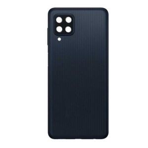 Teknonet Samsung Galaxy M22 Uyumlu Kamera Camlı Batarya Kapağı (Siyah) NT-105260