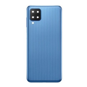 Teknonet Samsung Galaxy M22 Uyumlu Kamera Camlı Batarya Kapağı (Mavi) NT-105261