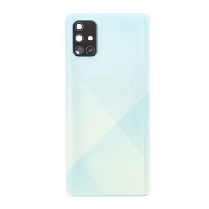 Teknonet Samsung Galaxy A71 Uyumlu Kamera Camlı Batarya Kapağı (Su Yeşili) NT-105266