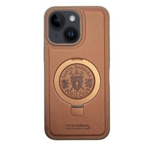 Santa Barbara Apple iPhone 15 Uyumlu Primo Arka Koruma Kılıf (Kahverengi) NT-105372