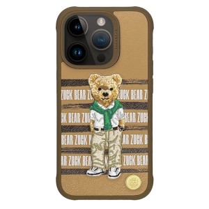 Zuck Bear Apple iPhone 15 Pro Uyumlu San Fransisco Arka Koruma Kılıf (Kahverengi) NT-105361