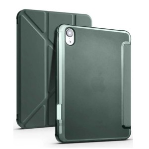 Nettech Apple iPad Air 4 10.9 inc Uyumlu Flip Prizma Seri Kapaklı Kılıf (Koyu Yeşil) NT-102776