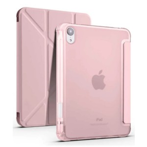 Nettech Apple iPad Air 4 10.9 inc Uyumlu Flip Prizma Seri Kapaklı Kılıf (Rose Gold) NT-105334