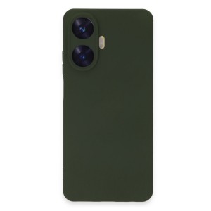 Nettech Realme C35 Uyumlu Nano Arka Koruma Kılıf (Yeşil) NT-105405