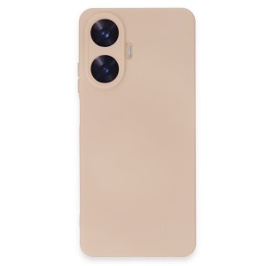 Nettech Realme C35 Uyumlu Nano Arka Koruma Kılıf (Krem) NT-105402