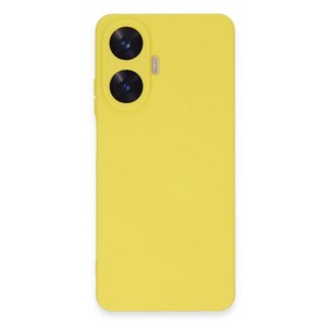 Nettech Realme C35 Uyumlu Nano Arka Koruma Kılıf (Sarı) NT-105400