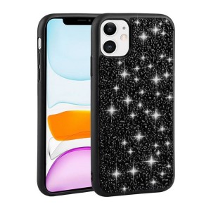 Nettech Apple iPhone 11 Uyumlu NT-N016 Taşlı Arka Koruma Kılıf (Karışık Renk) NT-105310