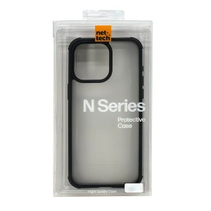 Nettech Apple iPhone 15 Pro Max Uyumlu Sunday Seri Arka Koruma Kılıf (Siyah) NT-104570