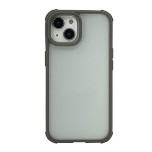 Nettech Apple iPhone 15 Uyumlu Sunday Seri Arka Koruma Kılıf (Gri) NT-104565