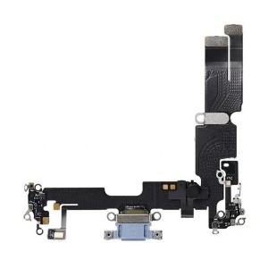 Teknonet Apple iPhone 14 Plus Uyumlu Filmli Şarj Soketi (Mavi) NT-105570