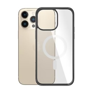 PanzerGlass Apple iPhone 14 Pro Max Uyumlu Silikon Nano Magsafe Arka Koruma Kılıf (Siyah) NT-105612
