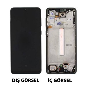 Teknonet Samsung Galaxy A33 Uyumlu Gölgeli Lcd+Dokunmatik+Çıtalı (Çeşitli Renk) NT-105623