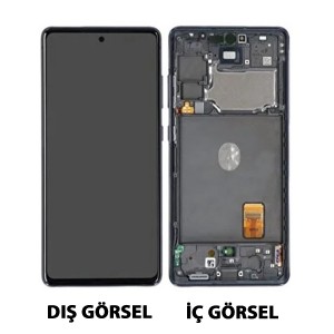 Teknonet Samsung Galaxy S20 FE Uyumlu Gölgeli Lcd+Dokunmatik+Çıtalı (Çeşitli Renk) NT-105617