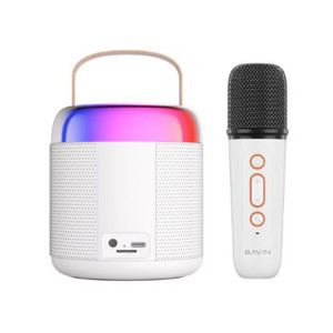 BAVIN BM-19 Karaoke Box Kablosuz Hoparlör - Speaker (Beyaz) NT-105634