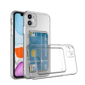 Nettech Apple iPhone 11 Uyumlu Kartlık Tipi Şeffaf Arka Koruma Kılıf (Şeffaf) NT-92950