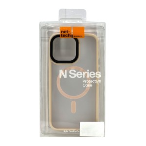 Nettech Apple iPhone 15 Pro Max Uyumlu Magsafe Arka Koruma Kılıf (Pembe) NT-104753
