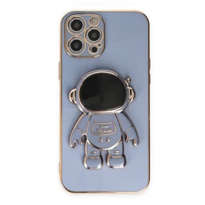 Nettech Apple iPhone 14 Pro Max Uyumlu Astronaut Seri Arka Koruma Kılıf (Mavi) NT-105721