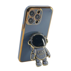 Nettech Apple iPhone 14 Pro Max Uyumlu Astronaut Seri Arka Koruma Kılıf (Mavi) NT-105721