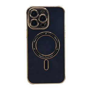 Nettech Apple iPhone 14 Pro Uyumlu Mat Renkli MagSafe Arka Koruma Kılıf (Gold) NT-105776