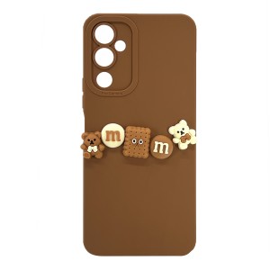 Nettech Tecno Pova 4 Uyumlu Lüx Bear Arka Koruma Kılıf (Kahverengi) NT-105815