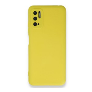 Nettech Xiaomi Redmi Note 10 Uyumlu Nano Arka Koruma Kılıf (Sarı) NT-106131