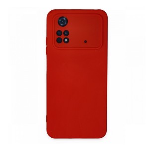 Nettech Xiaomi Poco M4 Pro Uyumlu Nano Arka Koruma Kılıf (Kırmızı) NT-106154