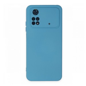Nettech Xiaomi Poco M4 Pro Uyumlu Nano Arka Koruma Kılıf (Mavi) NT-106152