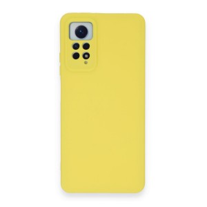 Nettech Xiaomi Redmi Note 12 Pro 4G Uyumlu Nano Arka Koruma Kılıf (Sarı) NT-106125