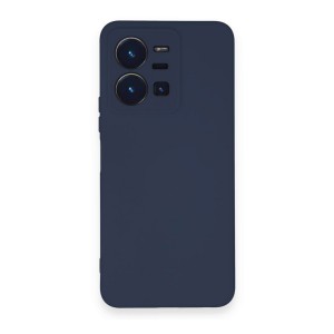 Nettech Vivo Y35 Uyumlu Nano Arka Koruma Kılıf (Lacivert) NT-106072