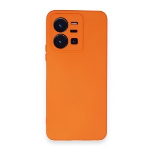 Nettech Vivo Y35 Uyumlu Nano Arka Koruma Kılıf (Turuncu) NT-106071