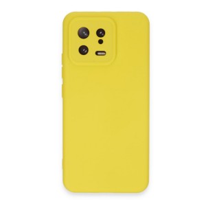 Nettech Xiaomi Mi 13 Uyumlu Nano Arka Koruma Kılıf (Sarı) NT-106049