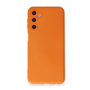 Nettech Samsung Galaxy M14 Uyumlu Nano Arka Koruma Kılıf (Turuncu) NT-106084