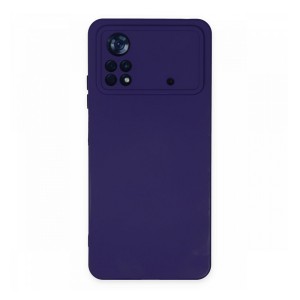 Nettech Xiaomi Poco X4 Pro 5G Uyumlu Nano Arka Koruma Kılıf (Mor) NT-106139
