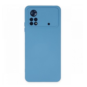 Nettech Xiaomi Poco X4 Pro 5G Uyumlu Nano Arka Koruma Kılıf (Mavi) NT-106138