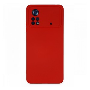 Nettech Xiaomi Poco X4 Pro 5G Uyumlu Nano Arka Koruma Kılıf (Kırmızı) NT-106137