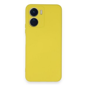 Nettech Vivo Y16 Uyumlu Nano Arka Koruma Kılıf (Sarı) NT-106008