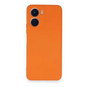 Nettech Vivo Y16 Uyumlu Nano Arka Koruma Kılıf (Turuncu) NT-106005
