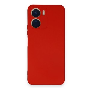 Nettech Vivo Y16 Uyumlu Nano Arka Koruma Kılıf (Kırmızı) NT-106003