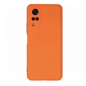 Nettech Vivo Y51 Uyumlu Nano Arka Koruma Kılıf (Turuncu) NT-106079