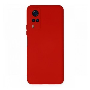 Nettech Vivo Y51 Uyumlu Nano Arka Koruma Kılıf (Kırmızı) NT-94379