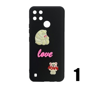 Nettech Oppo A15 Uyumlu Maskot Seri Arka Koruma Kılıf (Karışık Renk) NT-106210