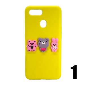 Nettech Oppo A12 Uyumlu Maskot Seri Arka Koruma Kılıf (Karışık Renk) NT-106215