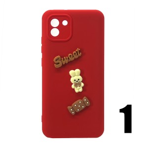 Nettech Samsung Galaxy A03 Uyumlu Maskot Seri Arka Koruma Kılıf (Karışık Renk) NT-106224