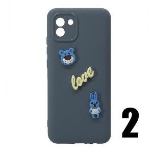 Nettech Samsung Galaxy A03 Uyumlu Maskot Seri Arka Koruma Kılıf (Karışık Renk) NT-106224