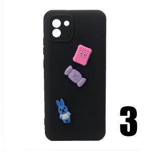 Nettech Samsung Galaxy A03 Uyumlu Maskot Seri Arka Koruma Kılıf (Karışık Renk) NT-106224