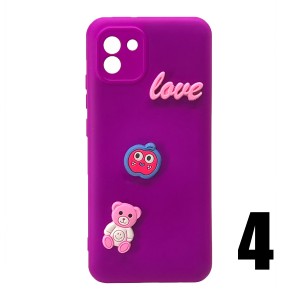 Nettech Samsung Galaxy A03 Uyumlu Maskot Seri Arka Koruma Kılıf (Karışık Renk) NT-106224