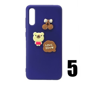 Nettech Samsung Galaxy A70 Uyumlu Maskot Seri Arka Koruma Kılıf (Karışık Renk) NT-106205